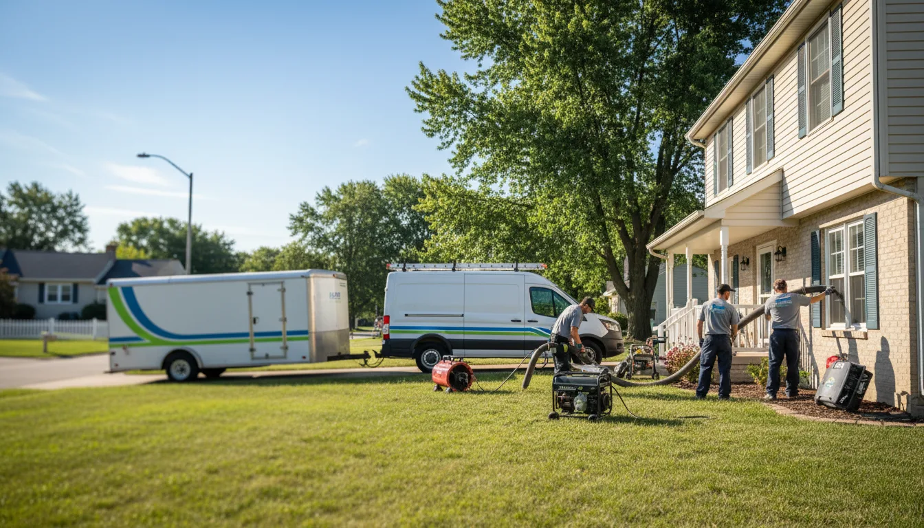 Flooded Basement Restoration And Cleanup With Repair in Fort Atkinson, IA near me